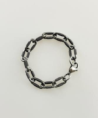 Sexto [Bracelet][Surgical Steel] 2.6X16 O Chain Bracelet Vintage Silver