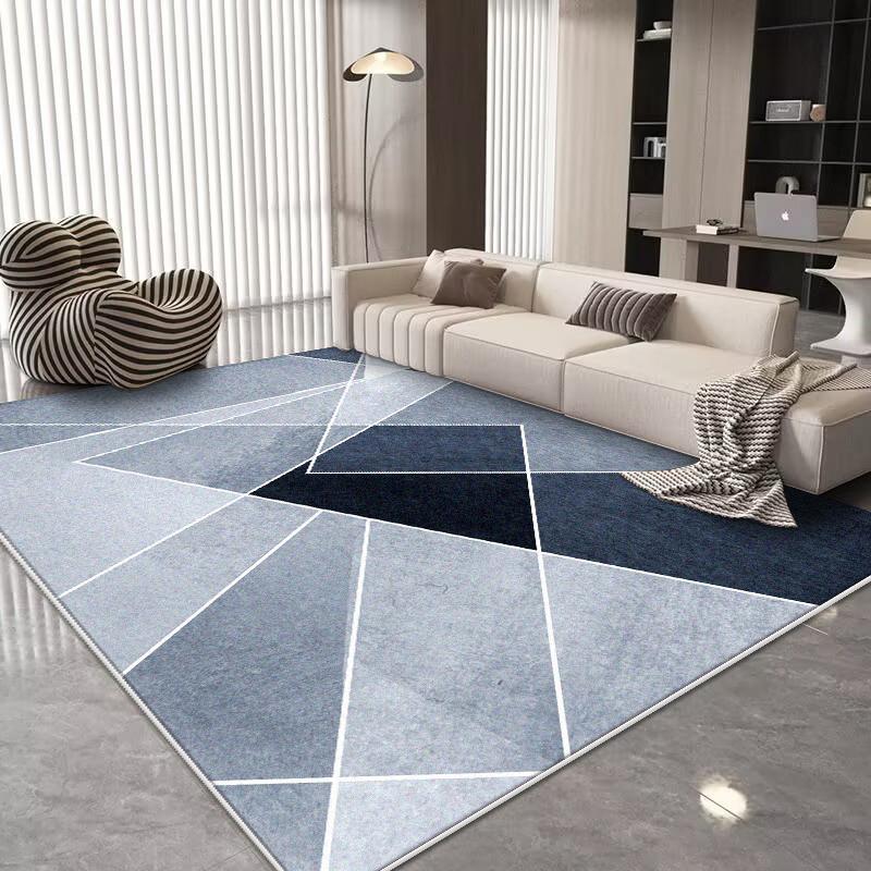 Modern Geometric Carpet for Living Room Modern Luxury Decoration Home Rugs for Bedroom Big Size Non-slip Easy Cleaning Floor Mat