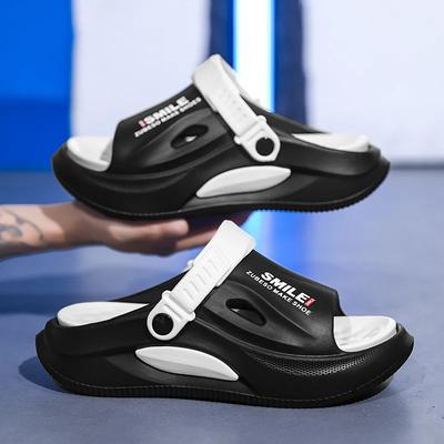 Zuecos Gruesos Suaves Zapatos Casuales para Hombre Mujer Pantuflas para Casa Moda Nuevo Pantuflas de Hombre Sandalias de Exterior Playa Diapositivas Cómodas