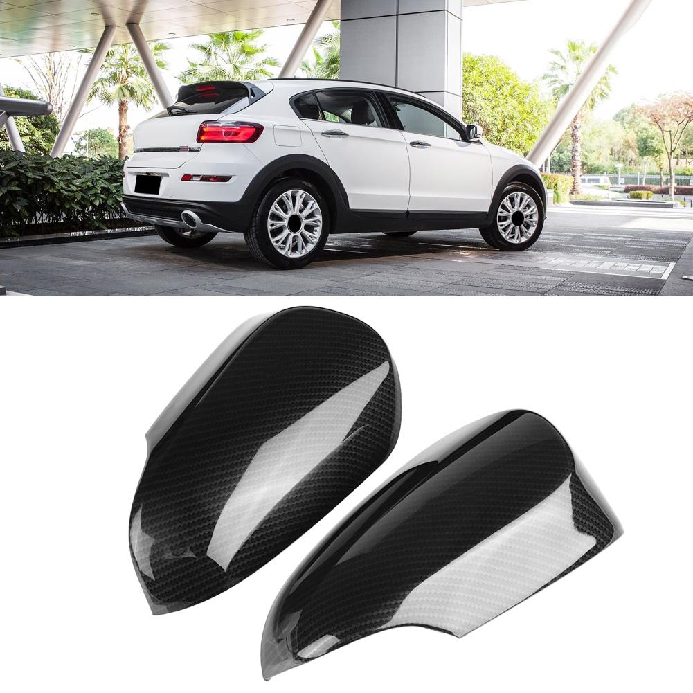 1 Pair of Carbon Fiber Style Rear View Side Mirror Cover Trim Fit for Toyota CHR