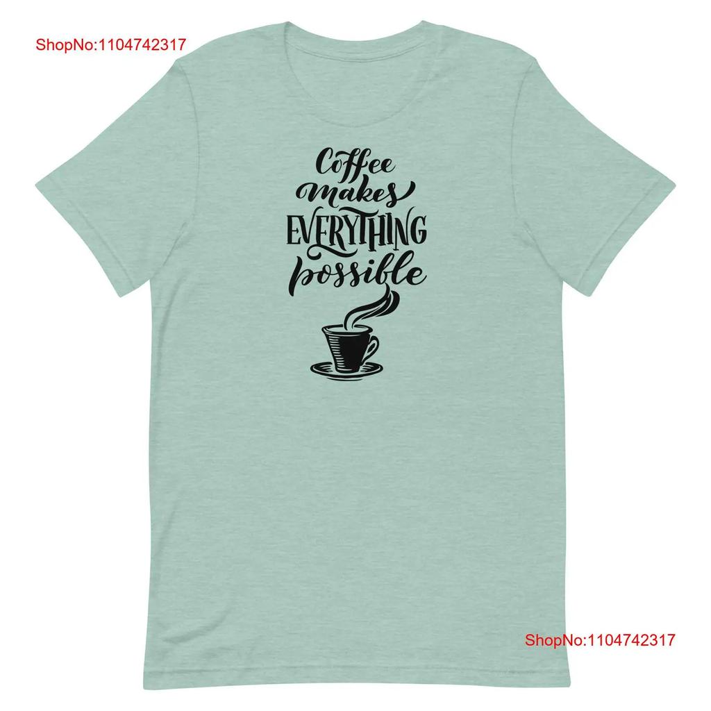Coffee T Shirt Funny Themed vintage Washed graphic Top For Everyday Wear Soft Stretched Breathable homme Unisex Versatile