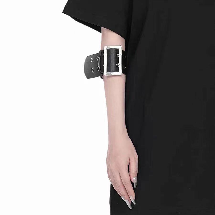 Astute Leather Arm Band - Retro Punk Style Bracelet for Photography