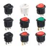 10 PIEZAS Interruptor Circular Tipo Barco con Lámpara 3 Pines/2 Pines KCD1-105 Interruptor Basculante de Segunda y Tercera Velocidad con Interruptores de Luz4