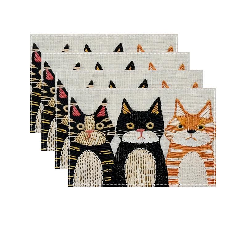 Heat-Resistant Stain-Proof Linen Party Placemats - Festival Collection