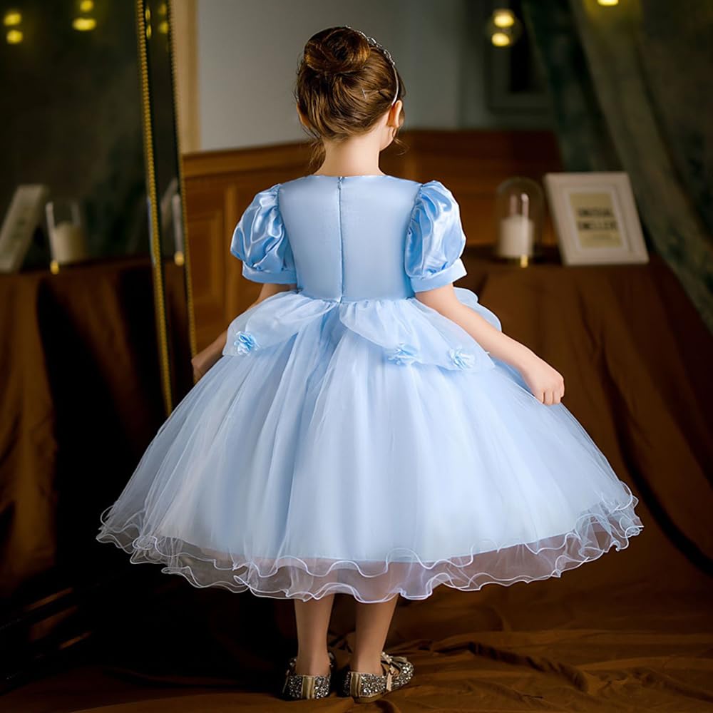 KOCEKID Cinderella Cinderella Disney Princess Kids Accessories Included Dress, Kids' Cosplay, Dress, Halloween, Cosplay, Girls, Costume, Christmas,