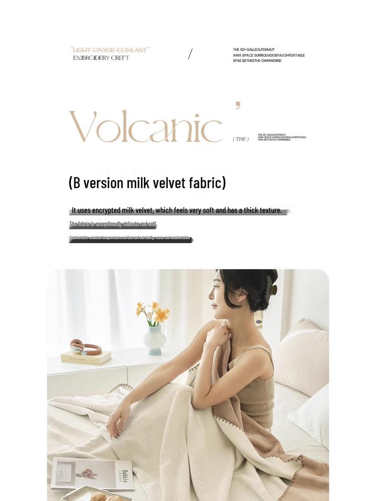 Thickened Coral Fleece Winter Blanket - Warm Office Nap Shawl for Sofa or Bed