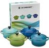 Le Creuset Mini-Cocotte Pot Set, Sea Breeze, 4 Pieces (79212105139100)