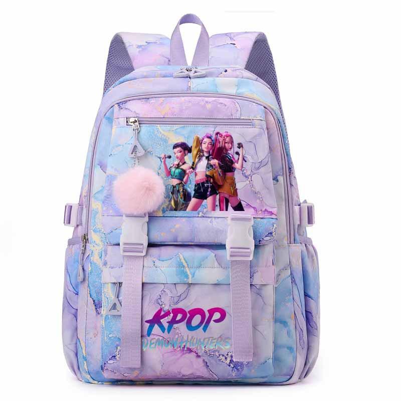 Kpop Witch Hunters Printed Student School Bag Backpack Large Capacity School Bag