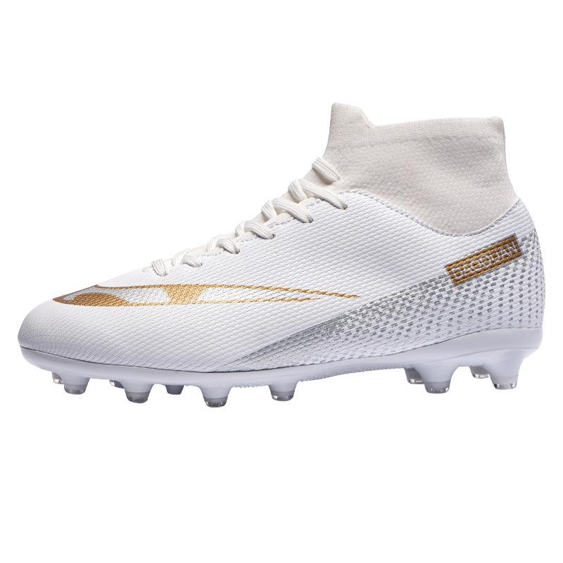 Popular high-top breathable football shoes indoor and outdoor grass training shoes