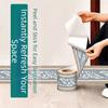 Fashion 10 Meter Wall Base Self Adhesive Anti-collision Skirting Line Soft Thickened Decoration Strips Bedroom