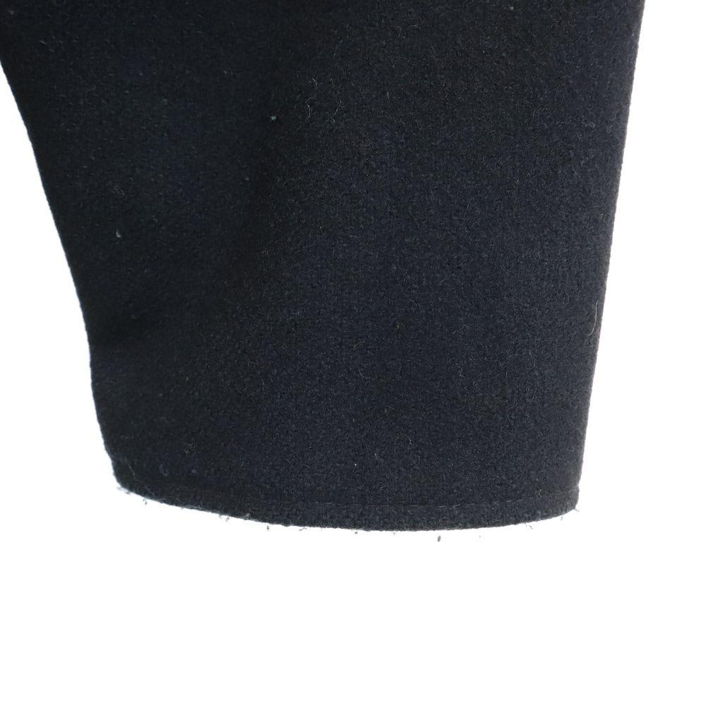 VINTAGE 70s reversible Wool jacket 45545 navy/gray Women Used