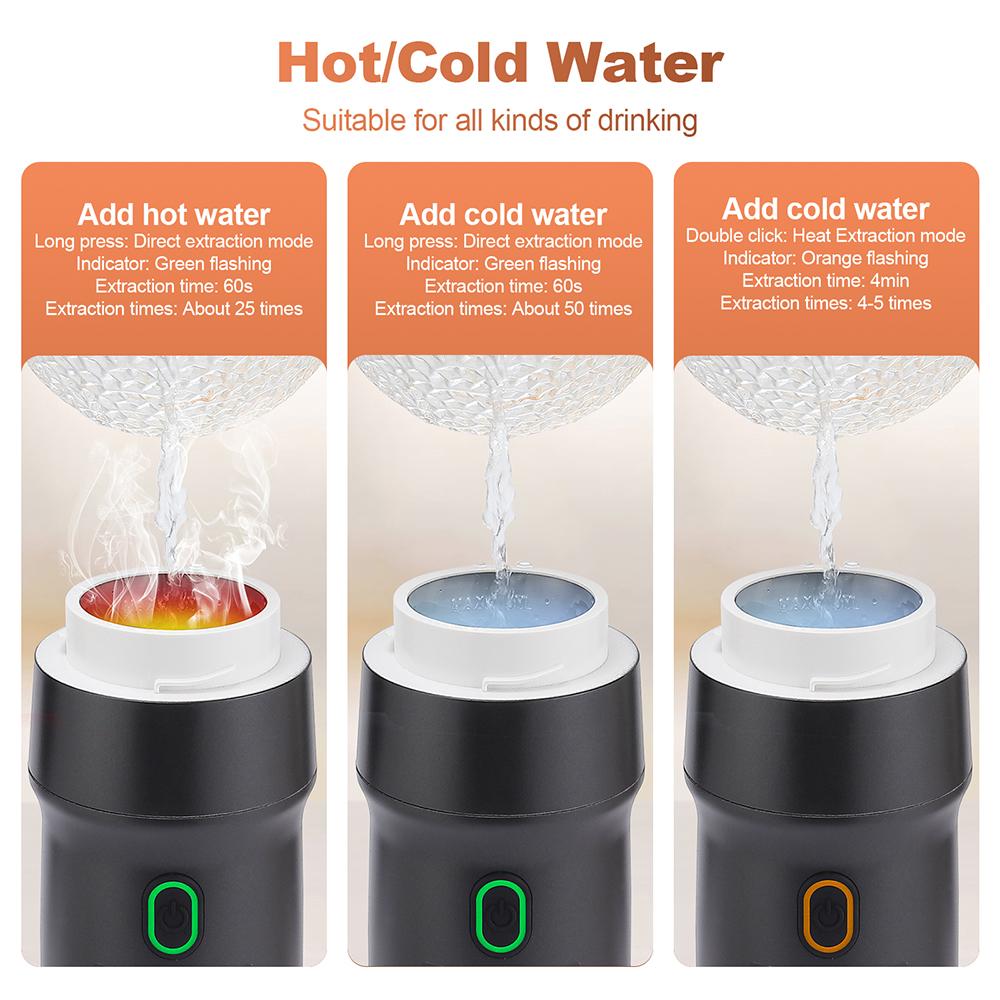Portable Espresso Coffee Machine Hot/Cold Capsules Coffee Maker Camping Travel Car Espresso Coffee Maker Americano Cappuccino