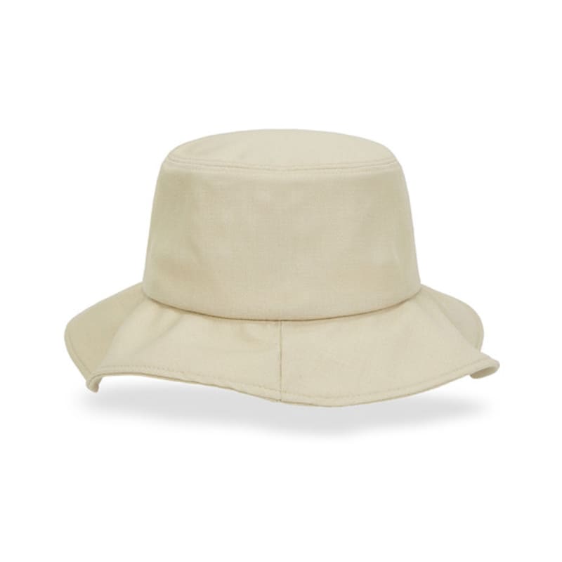 VARZAR VA Studded Frill Bucket Hat Beige