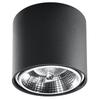 Plafon Tiube 1 Gu10 Es111 Czarny Alu Sollux Sl.0697