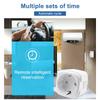 EU 16A Smart Socket Remote Control Smart Life APP Wifi Smart Plug With Power Monitoring Support Google Assistant Alexa