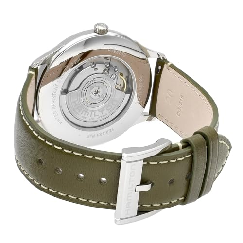 Hamilton Jazzmaster Thinline Auto Watch, White Dial, Stainless Steel, Sapphire Crystal, Automatic, 5 ATM Water Resistance, 40mm, Swiss Made, H38525811