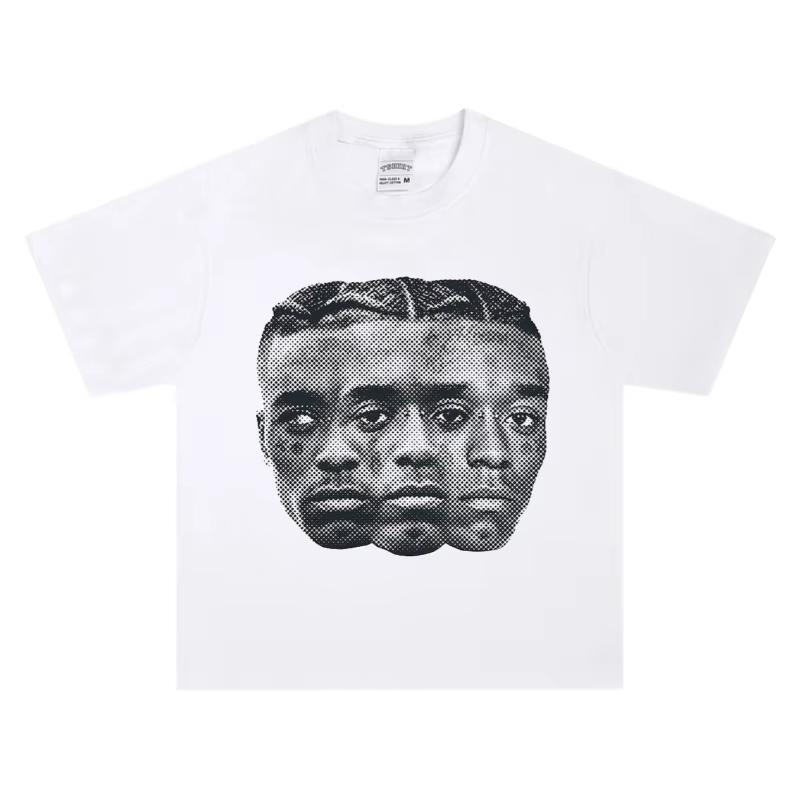 

Lil Uzi Vert Neon Pop Art TShirt Harajuku Trendy Hip Hop Streetwear Breathable Cotton Short Sleeve Loose Fit Crew Neck Unisex S