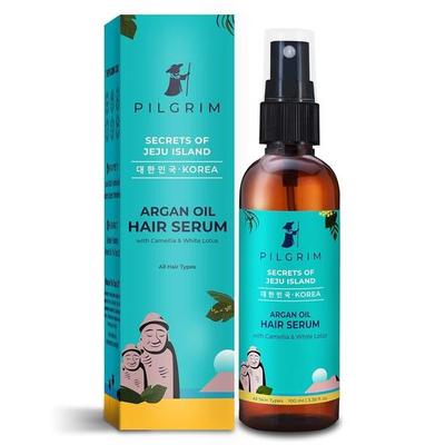 Pilgrim Argan Oil vlasové sérum pro suché krepaté vlasy, vyhlazování, vyhlazování a kontrola krepatých/suchých vlasů 100 ml, balení 1 ks