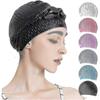 Silicone Swim Cap,comfortable Bathing Cap Ideal For Curly Short Medium