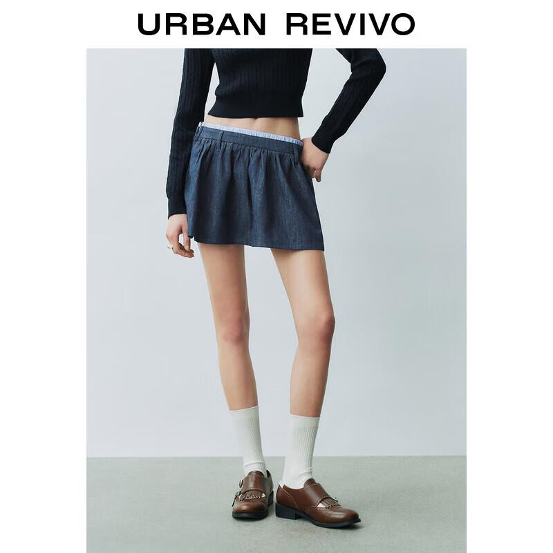 UR Women s Retro A-Line Denim Skirt XXS