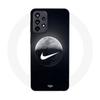 Phone Case - MANIACASE - Samsung Galaxy A52 4G - Silicone - Black - Nike Moon Pattern