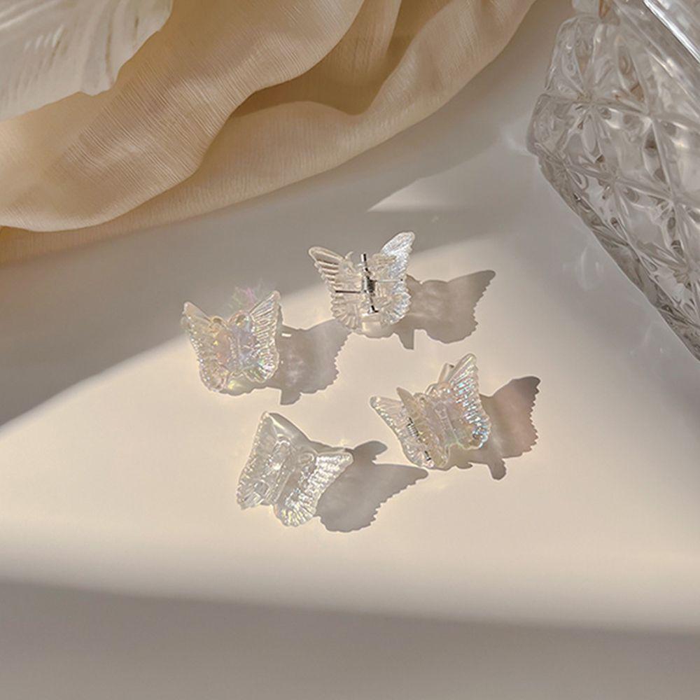 Color Resin Women Hair Accessories Korean Style Hair Clip Small Side Clip Transparent Hair Claw