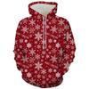 2024 New 3D Digital Printing Men's Fashion Hoodie Christmas Series Pattern Sweatshirt Men's And Women's Same Top Clothing