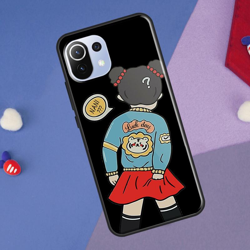 Cartoon Couple Love Boy Girl Cover For Xiaomi 13 14 Ultra 11T 12T 13T 14T Pro POCO X7 Pro X3 X5 F3 F5 F6 M6 X6 Pro Case