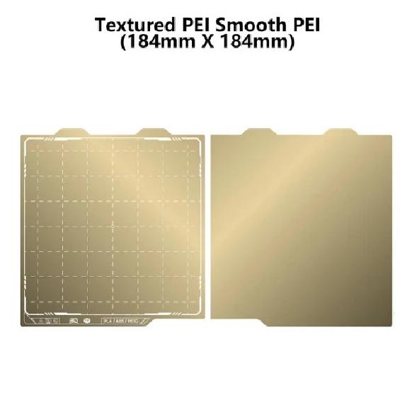 BIGTREETECH Panda Build Plate For Bambu Lab P1S P1P P2S Spring Steel Bambulab A1,P1,X1,X2D Textured Pei Sheet For Bambulabs Heat