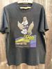 Dolly Parton Riding a Winged Possum Over Waffle House Charcoal T Shirt