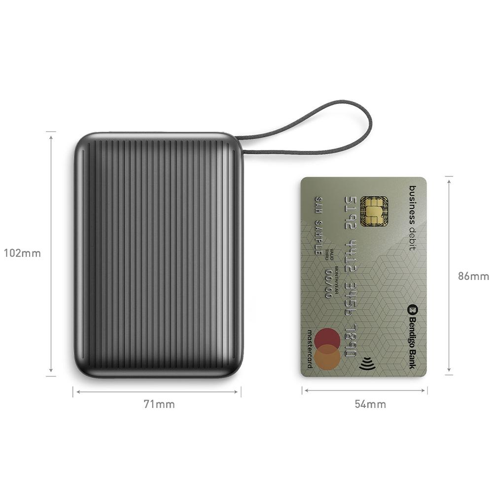 PowerBank Energea Integra Ultra 45 20000mAh USB-C Cable PD45W Gray