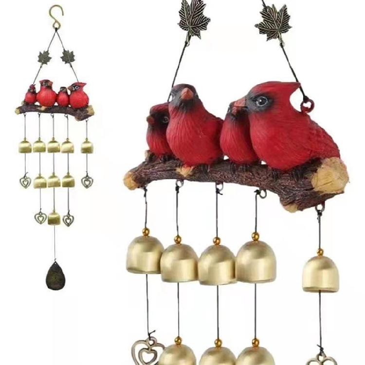Garden Bird Hanging Metal Heart Decoration Unique Wall Decoration Easy Installation For Balcony Decoration