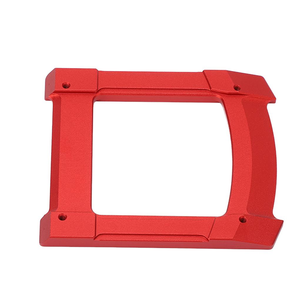 RC Skid Plate Glide Chassis Armour Guard Aluminium Alloy Accessory Set Kit for 110 Cars Red