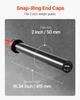 220cm Barbell Bar, Fit 2-Inch Weight Plates, Barbell Bar with Knurled Grip for Strength Training, Weightlifting, Squat, Deadlift, Bench Press, Curl,