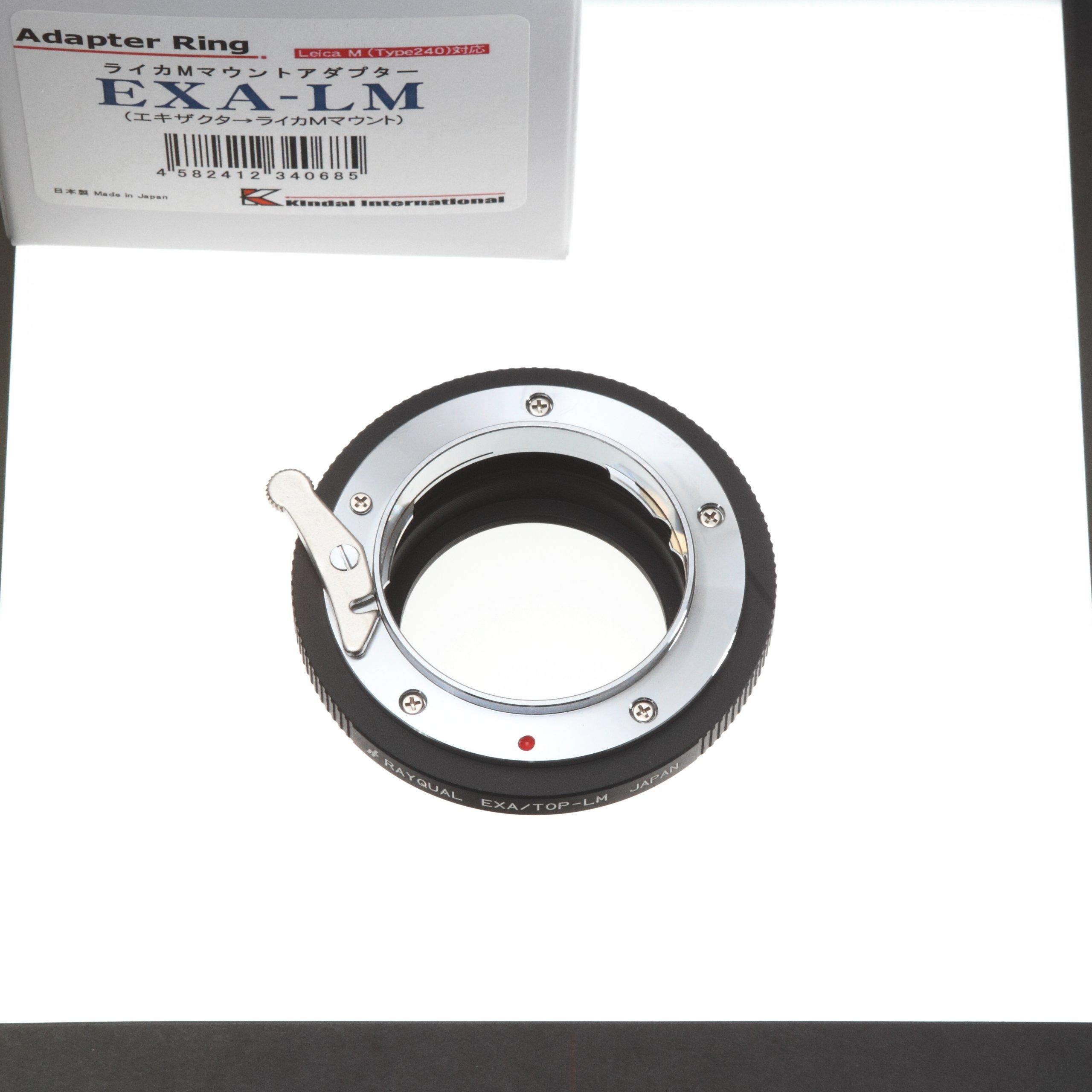 

Rayqual Domestic lens mount adapter EXAKTA mount M mount body lens-Leica EXA-LM