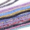 1Yard Rhinestone Tube Trim Resin Cord Sewing Chain for Clothing Shoe Headwear DIY Costume Decoration Applique Craft Accessories