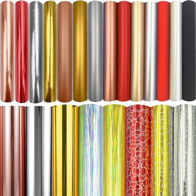 12in X 39in Gold Silver Rose Red Series Adhesive Backed Vinyl 30 Assorted Colors DIY Glass Wall Ceramic Decal Decor For Cut