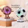 Soccer Hand Fan Football Shape Mini Handheld Fan With Led Light 1 Pc