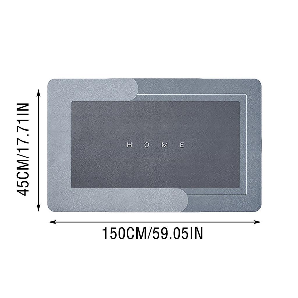 Badezimmer saugfähiger, schnell trocknender Teppich, Bodenmatte, Tür, Badezimmer, rutschfeste Haushalts-Bodenmatte