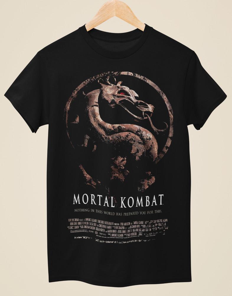 

Mortal Kombat - Movie Poster Inspired Unisex Black T-Shirt Unisex T-Shirt S