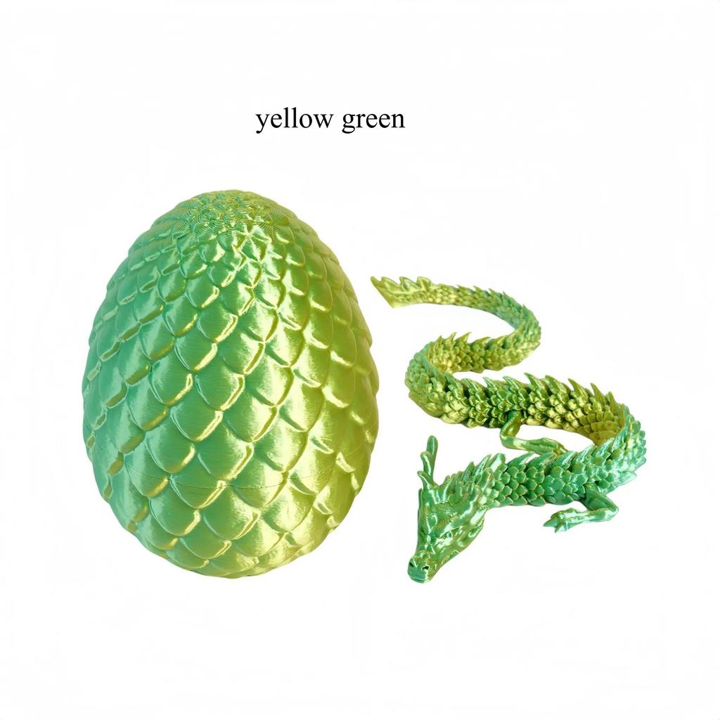 3D Printed Snake Egg and Dragon Egg Toys Fully Articulated Snake Dragon Collection Surprise Simulation Toy Decoration