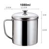With Handle Stainless steel Cup 1pc Water Coffee Tea Camping Drinking Mug