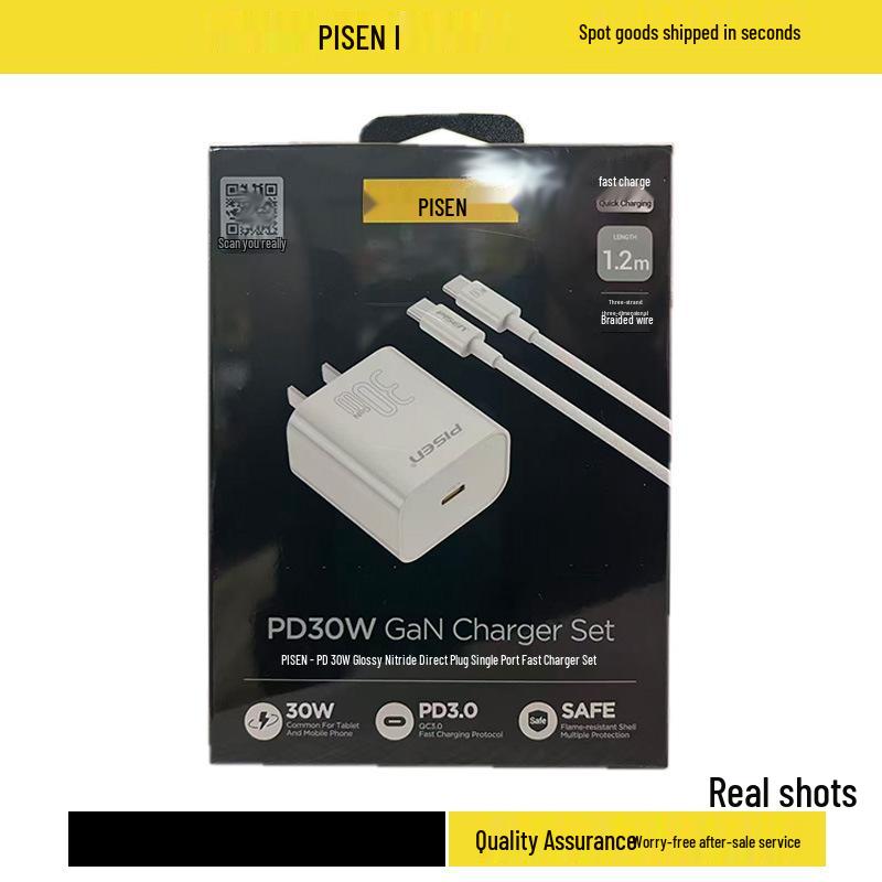 

Pisen 65W Gallium Nitride Fast Charger for Laptops and iPads