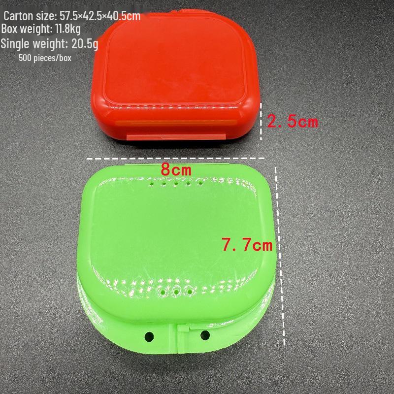 Dental Tooth Storage and Retainer Box - Small/Medium, Invisible Orthodontic Aligner Case, PP Material