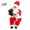Christmas Sitting Santa Decorations Plush Claus Figurine 11.81 Inch Fabric Party Supplies for Kids Doll Holiday Home Decoration And Festive