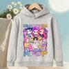 Kpop Demon Hunters Anime Fashion Cartoon Printed Casual Warm Comfortable Hooded Sweatshirt