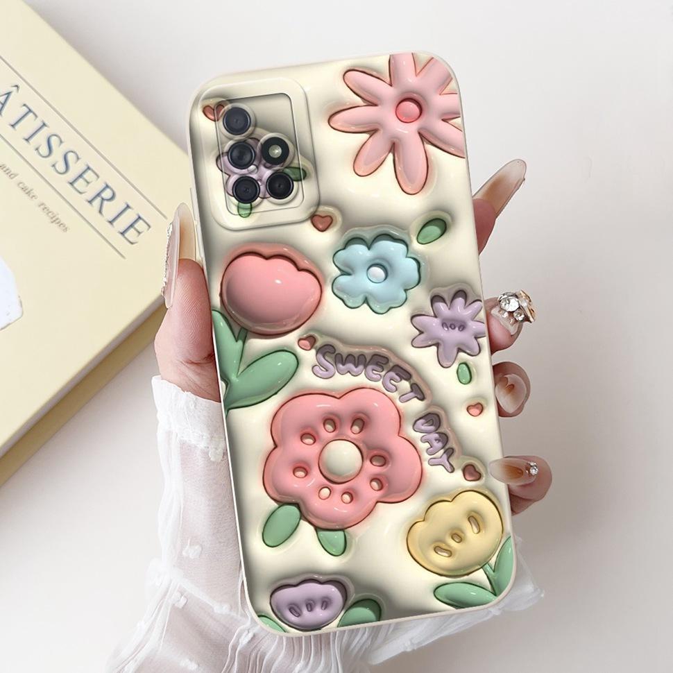 For Samsung Galaxy A71 Case Cute Panda Ultra Slim Soft TPU Back Cover Case For Samsung A71 A715F 4G Full Cellphone Phone Case