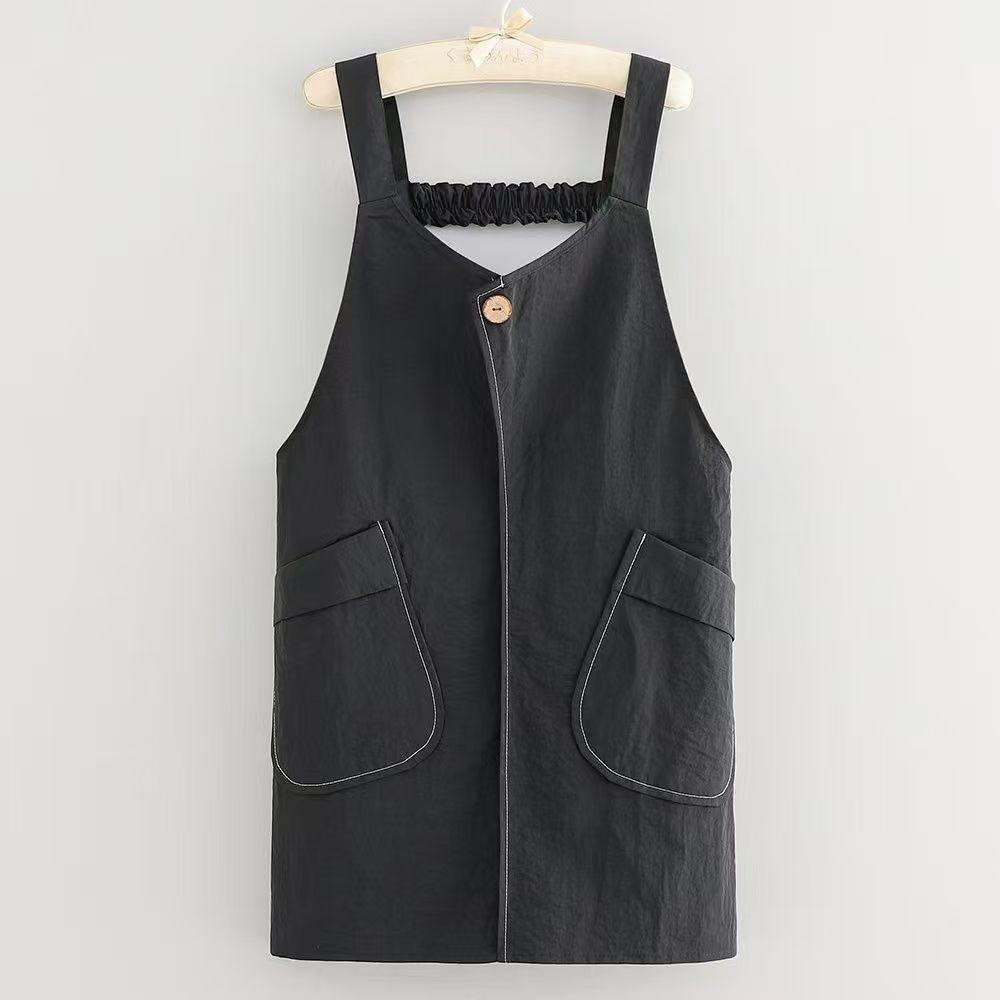 Waterproof Kitchen Apron Anti-Stain Vest-Style Apron Work Clothes Adult Apron Restaurant