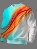 Men's Crew Neck Long Sleeve Sweatshirt for Spring and Autumn Fashion
