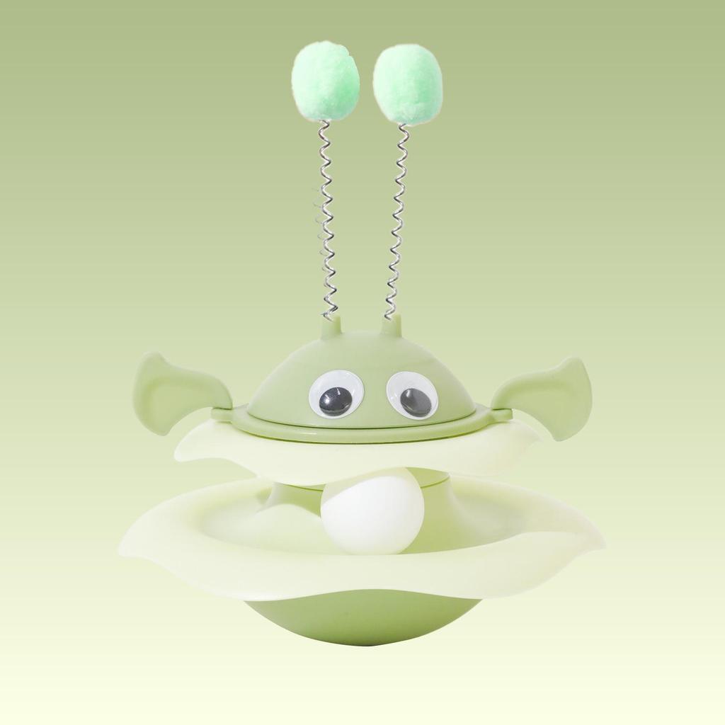 Pipi Tao Original Bee Roly-Poly Cat Teaser Toy with Stick